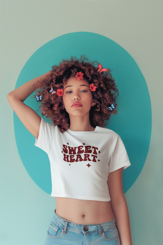 SWEET HEART CROP TOP