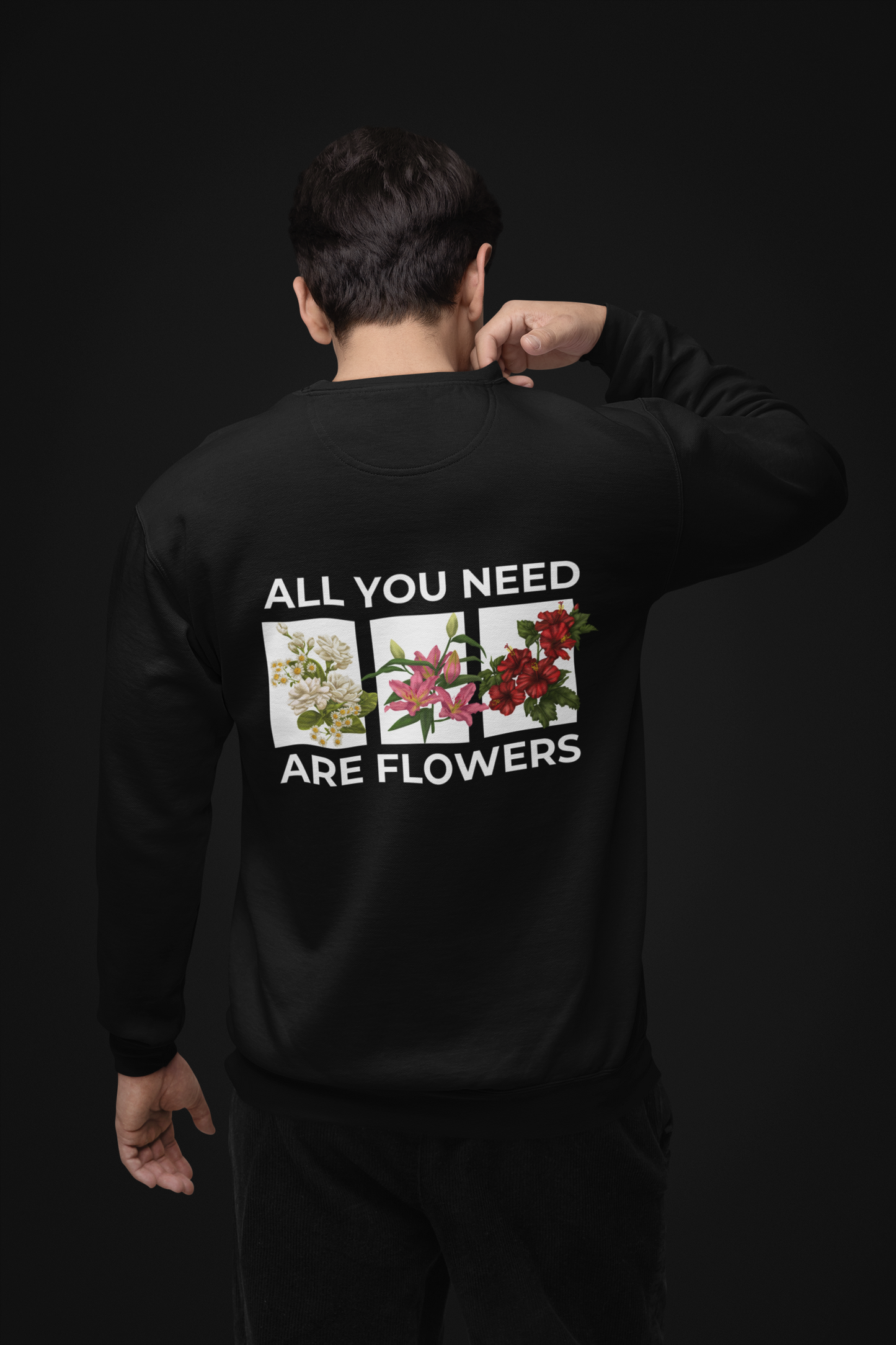 FLOWERS SWEATSHIRT