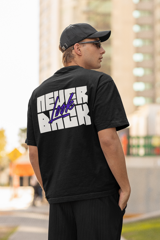 LOOK BACK OVERSIZED T